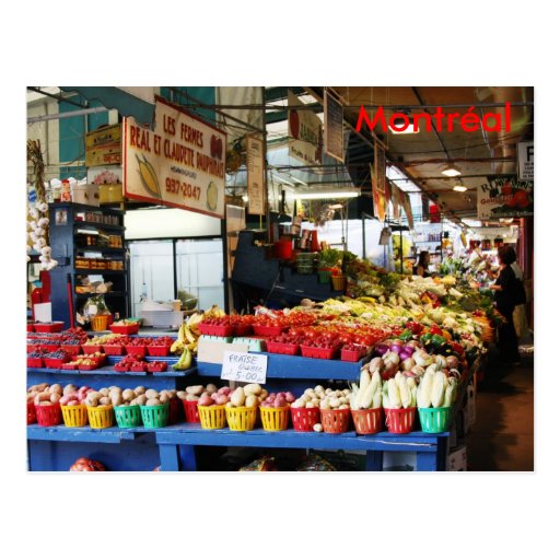 Montreal Atwater Market Postcard