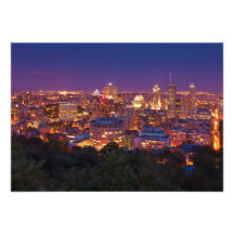 Montreal Canada City Skyline Belvedere Kondiaronk Custom Invitations