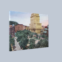 Montreal Canada Dominion Square 1920 canvas prints