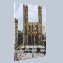 Montreal Canada Notre Dame Cathedral canvas prints