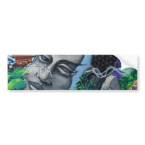 Montreal Graffiti Bumper Sticker bumper stickers