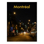 Montreal Latin Quarter Rue St Denis Postcard