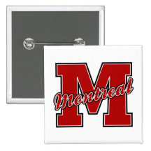 Montreal Letter Buttons