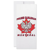 Montreal Polish Canadian Leaf rack cards by PolishCanadian Montreal Polish Canadian Leaf rack cards