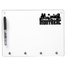 Montreal Skyline Dry Erase Whiteboard