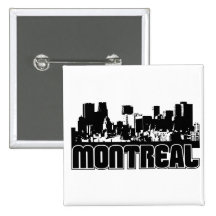 Montreal Skyline Pin