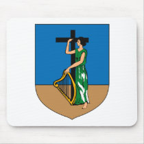 Montserrat Coat of Arms Mousepad by FlagTshirts Montserrat Coat of Arms Mousepad