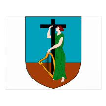Montserrat Coat Of Arms Post Card