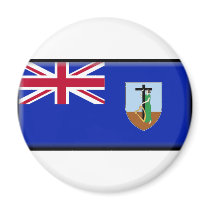 Montserrat Flag magnets