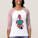 Ladies 3/4 Sleeve Raglan (Fitted)