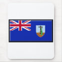 Montserrat Flag mousepads