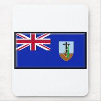 Montserrat Flag mousepads