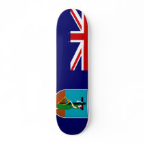 Montserrat Flag skateboards by coolcountry Montserrat Flag skateboards