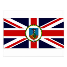 Montserrat Governor Flag Post Card