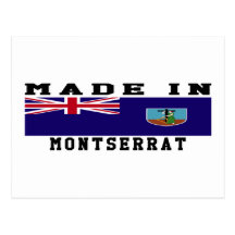 Montserrat Made In Designs Post Cards