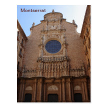 Montserrat monastery post card