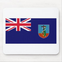 Montserrat National Flag mousepads