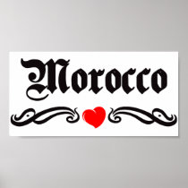 Montserrat Tattoo Style Poster