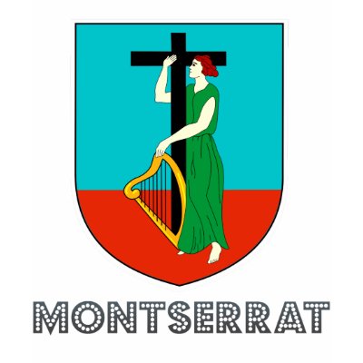 Montserratian Emblem Tee Shirt by FlagStore