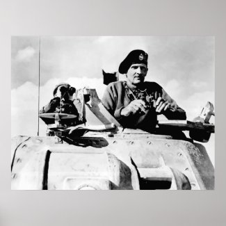 Monty In A Tank print