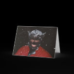Monty Moonlight "Happy Howl-idays" card