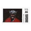 Monty Moonlight the Winter Werewolf postage