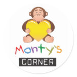 Autocollant de Monty autocollants