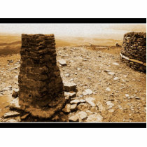 Monument On One Peak From Three Peaks In Lake Dist photo sculptures