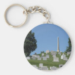 Monument over Arlington Key Chains