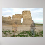 Monument Rocks Ghosts Poster