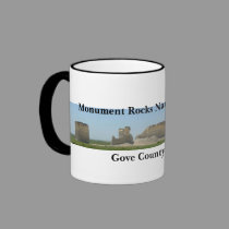 Monument Rocks National Landmark mugs