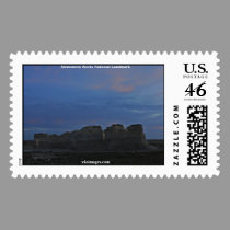 Monument Rocks National Landmark Stamp by wksimages Monument Rocks National Landmark Stamp