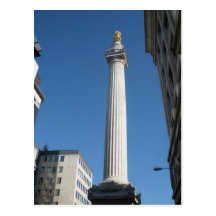 Monument to the Great Fire of London Post Cards