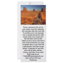 Monument Valley 1 Rack Card