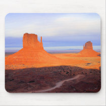 Monument Valley at sunset mousepads by resortlookfor Monument Valley at sunset mousepads