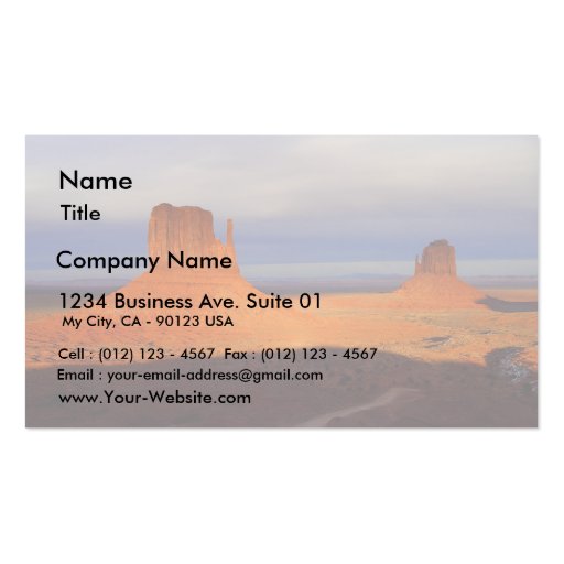 Monument Valley Business Card Templates