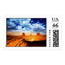 Monument Valley Duststorm Postage stamps