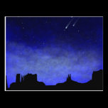 Monument Valley Glow in the Dark Wall Mural postcards