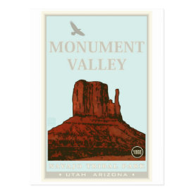 Monument Valley Navajo Tribal Park Postcard