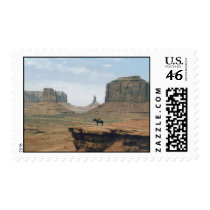 Monument Valley with Cowboy Stamps
