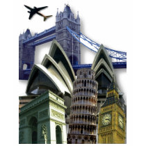 Monuments Collage T-Shirts by elenaind Monuments Collage T-Shirts