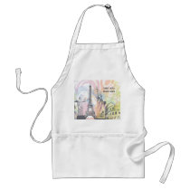 Monuments of the world custom apron