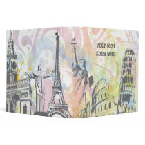 Monuments of the world custom photo binder