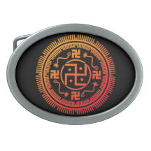 Monyou 3 oval belt buckles