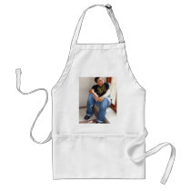 Moo2 Ladies Apron by SwiftArtist Moo2 Ladies Apron