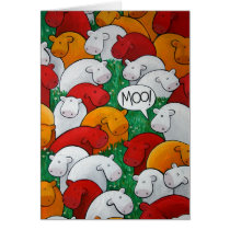 'Moo!' Art Card by sophiegreendesign 'Moo!' Art Card