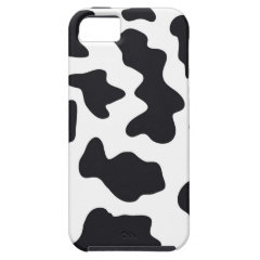 MOO Black and White Dairy Cow Pattern Print Gifts iPhone 5 Case