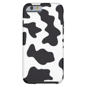 MOO Black White Dairy Cow iPhone 6 Case