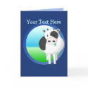 Moo-cow Greeting Card by Customizables Moo-cow Greeting Card