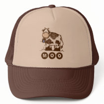 Moo Cow Mesh Hats